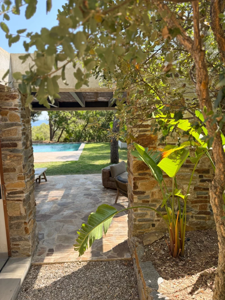 location sud de la France villa wabi sabi Bormes les mimosas