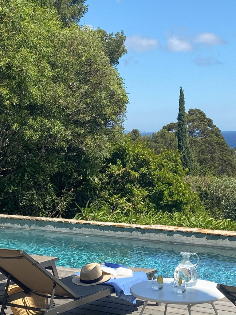 vue mer et domaine du gaou villa Méditerranée